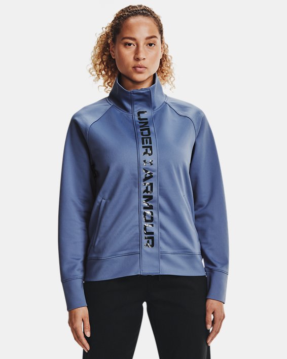 Damen UA RECOVER™ Jacke aus Trikotstoff, Blue, pdpMainDesktop image number 0